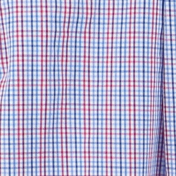 Stafford*‎ Men's Short Sleeve Button Down Curved Hem Chest Pocket Shirt~ Size 17 - Picture 11 of 11